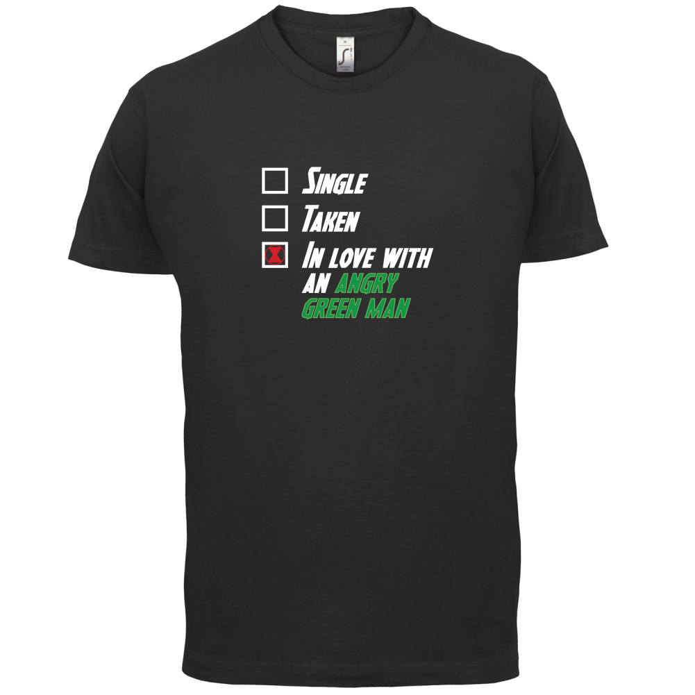 Single Taken Angry Green Man T Shirt