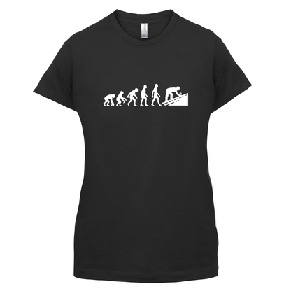 Evolution Of Man Roofer T Shirt