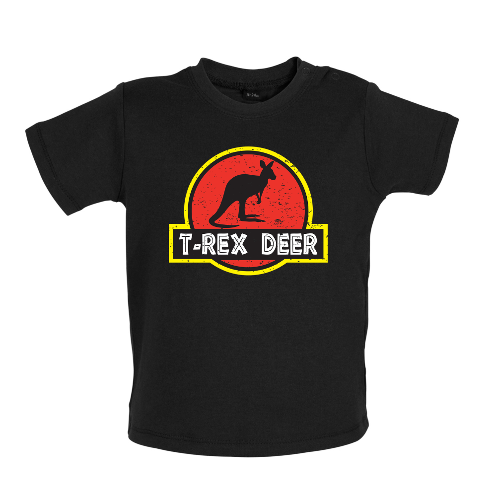 T-Rex Deer Baby T Shirt