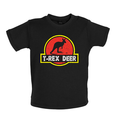 T-Rex Deer Baby T Shirt