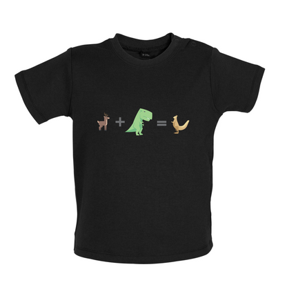 T-Rex, Deer, Kangaroo Baby T Shirt