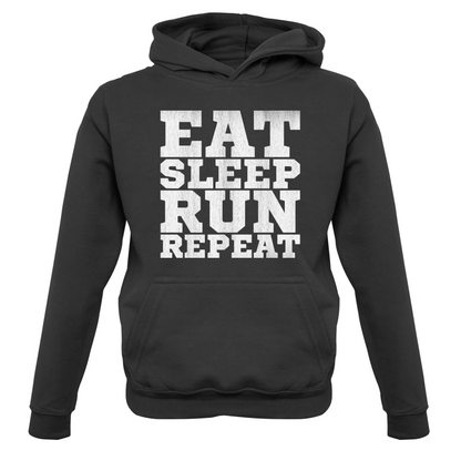 Eat Sleep Run REPEAT Kids T Shirt