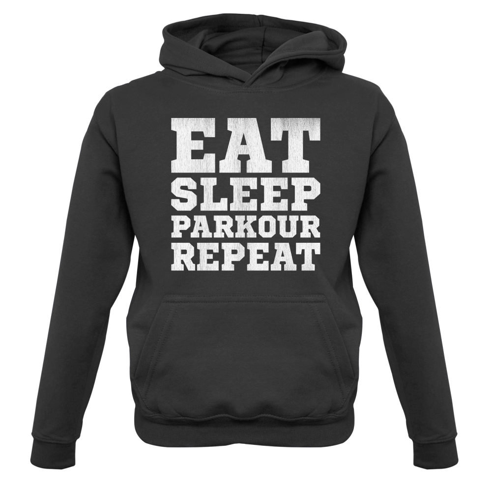 Eat Sleep Parkour REPEAT Kids T Shirt