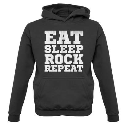 Eat Sleep Rock REPEAT Kids T Shirt