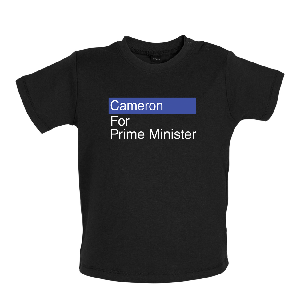 Cameron for Prime Minister Baby T Shirt