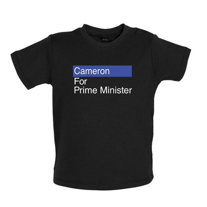 Cameron for Prime Minister Baby T Shirt