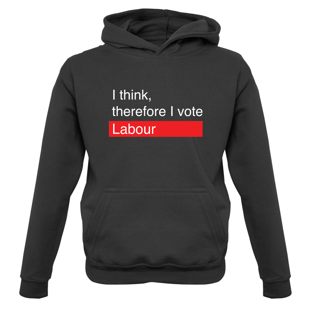 I think, therefore I vote Labour Kids T Shirt