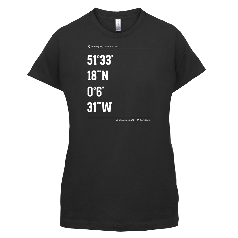 Stadium Coordinates Gunners T Shirt