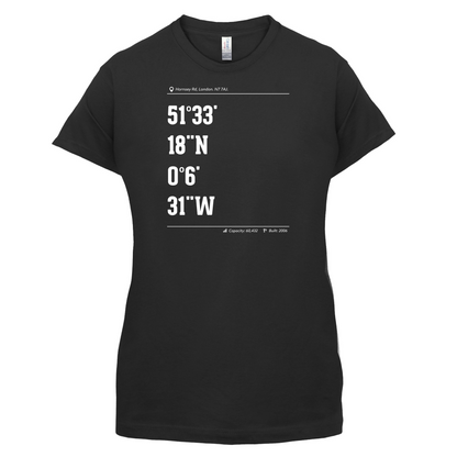 Stadium Coordinates Gunners T Shirt