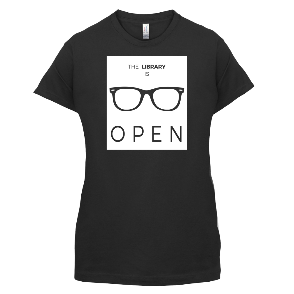 Library Is Open T Shirt