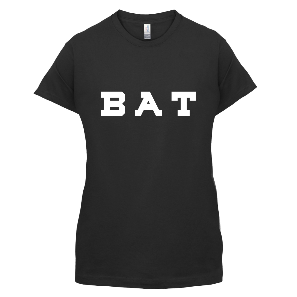 Justcie Bat College Style T Shirt