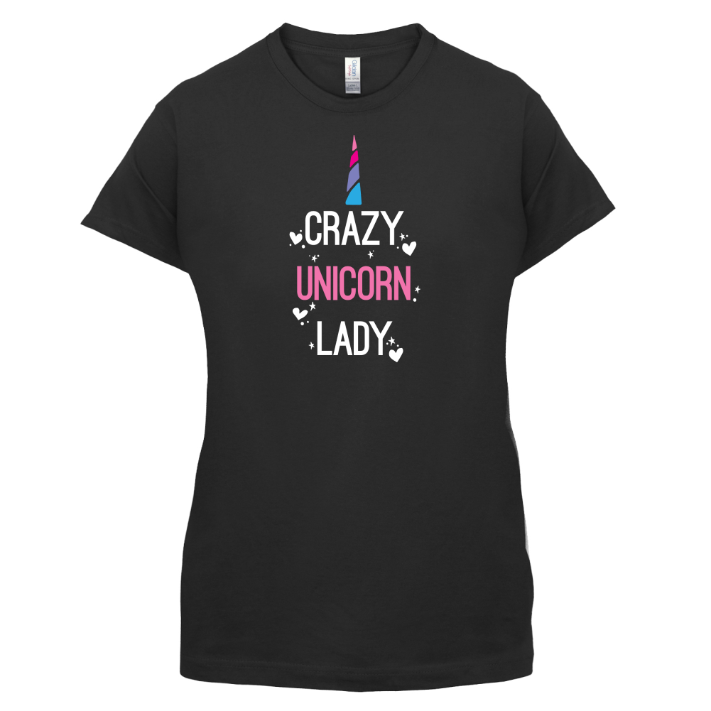 Crazy Unicorn Lady T Shirt
