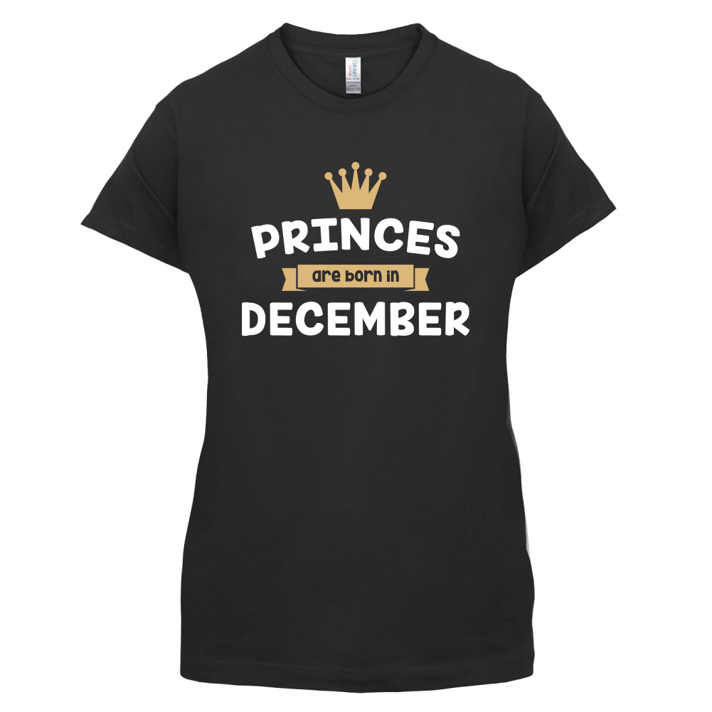 Princes Are Born In December T Shirt