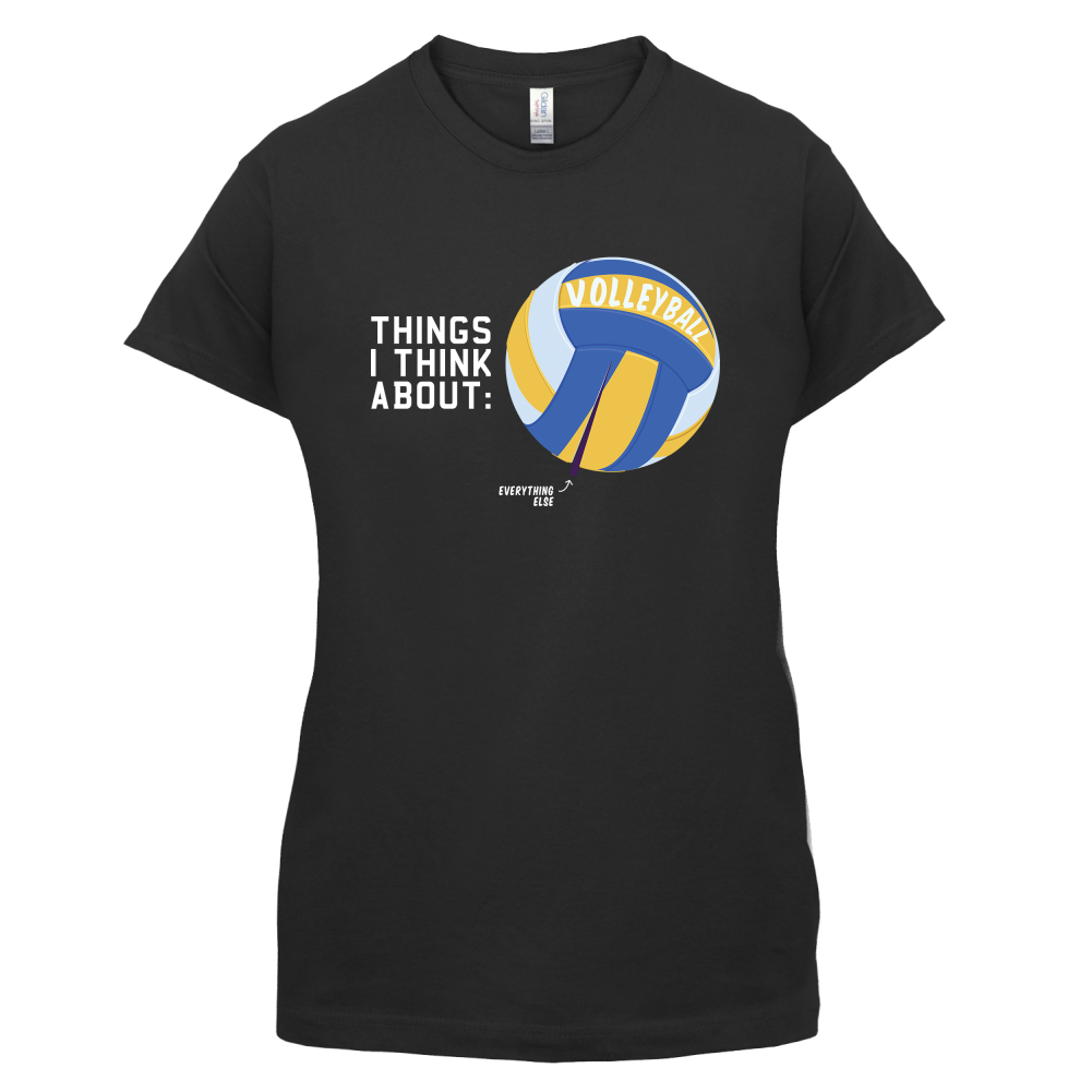 I Thiink About Volleyball T Shirt