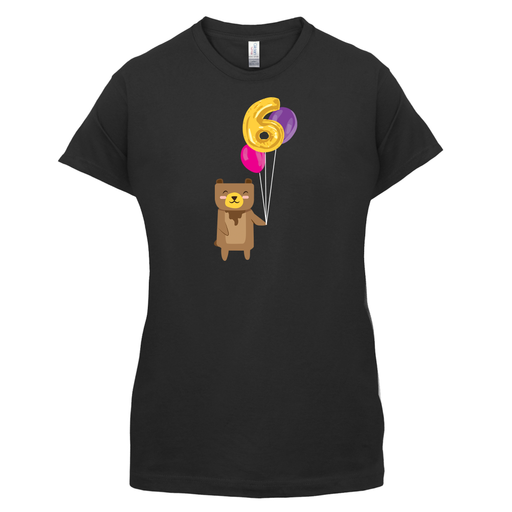 6th Birthday Bear T Shirt
