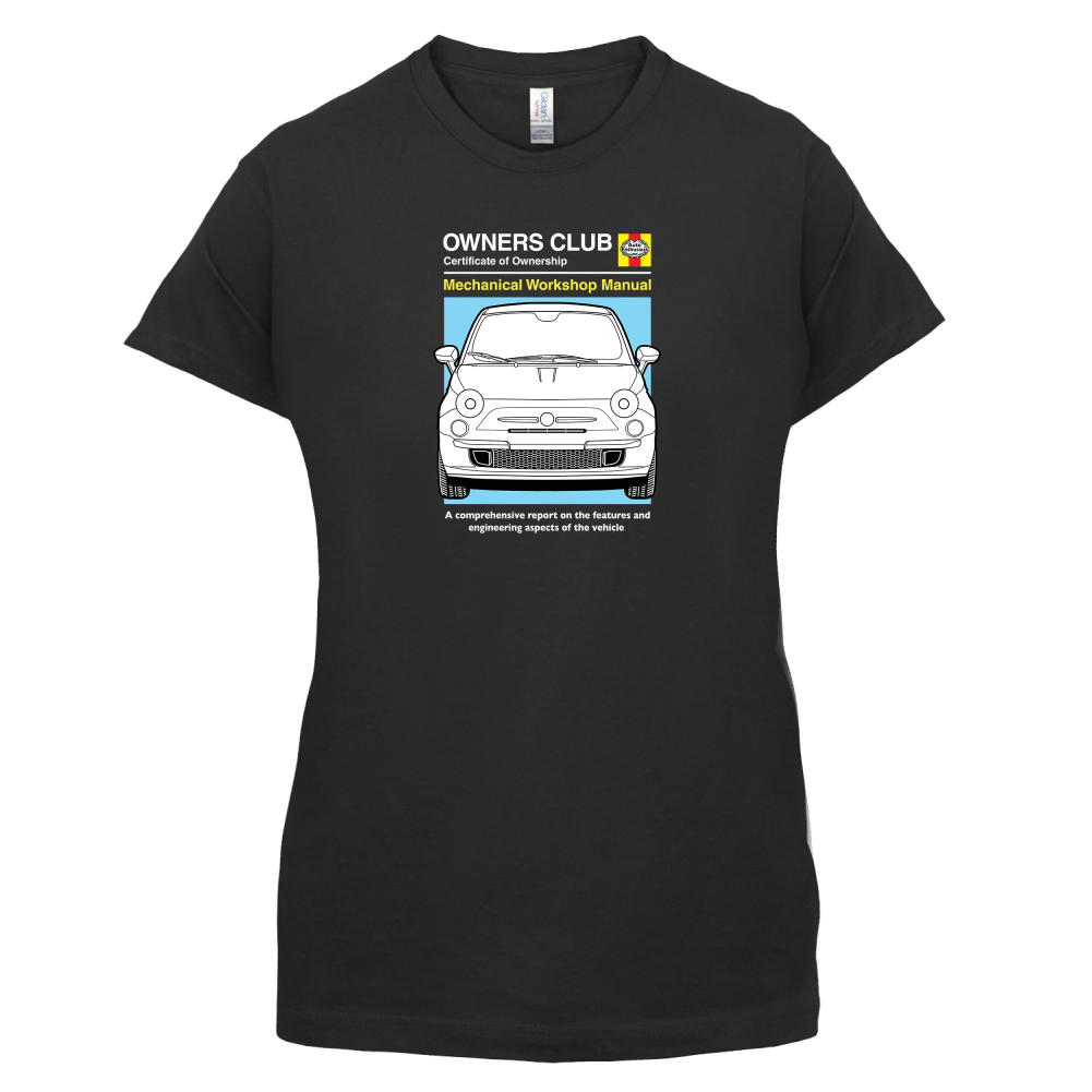 Car Owners Manual Fiat 500 T Shirt