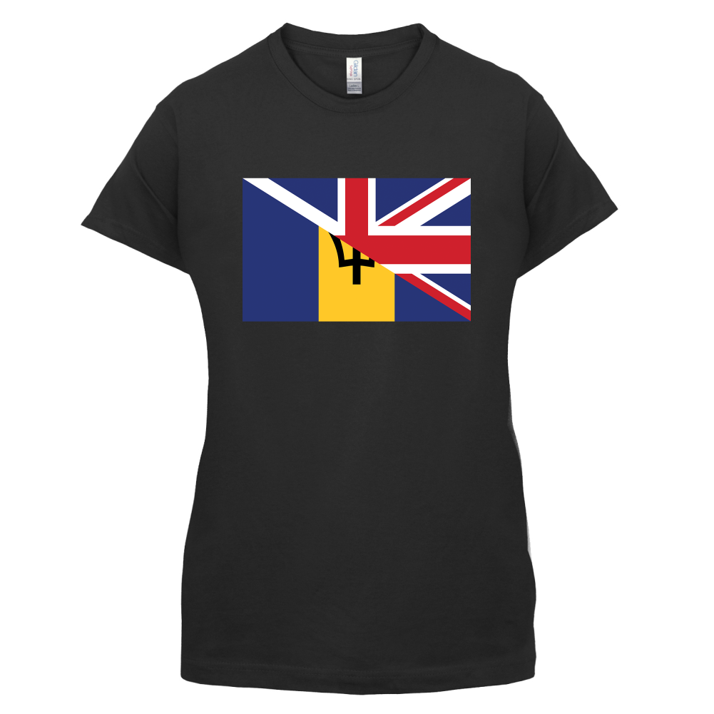Half Barbados Half UK T Shirt