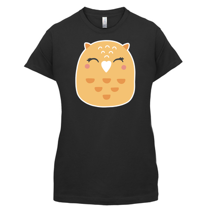 Smiley Face Mrs Owl T Shirt
