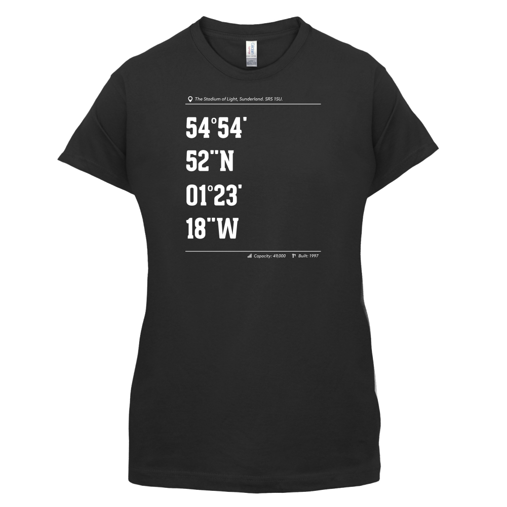 Stadium Coordinates Sunderland T Shirt