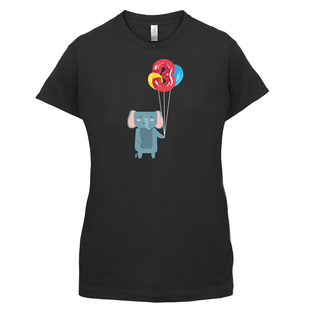 3rd Birthday Elephant T Shirt