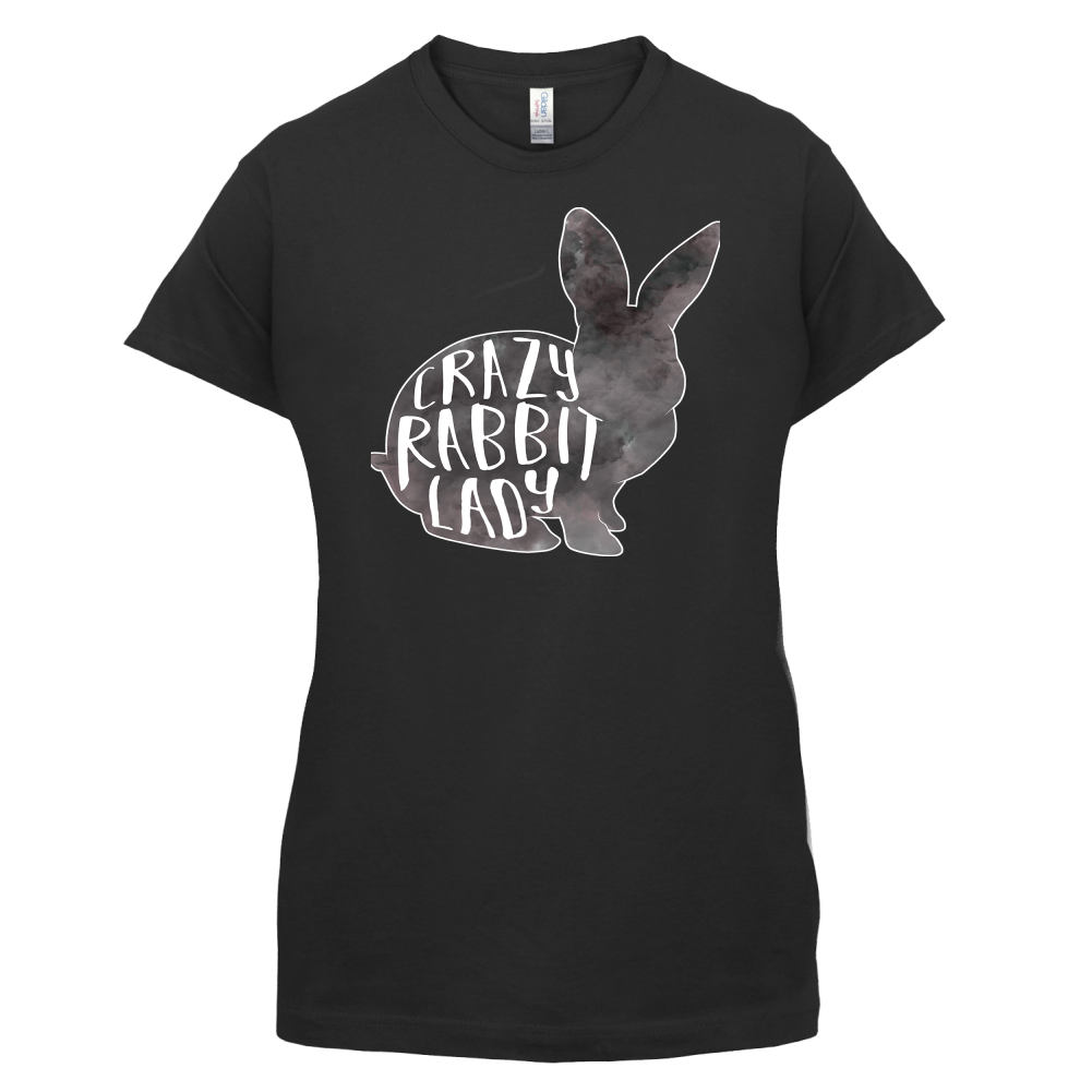 Crazy Rabbit Lady T Shirt