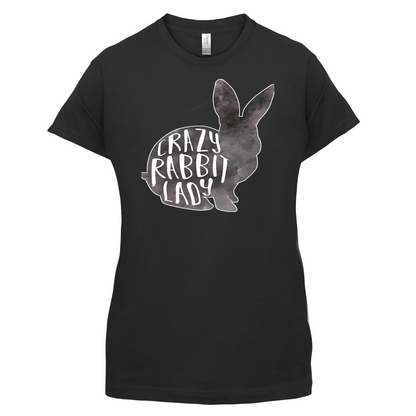 Crazy Rabbit Lady T Shirt