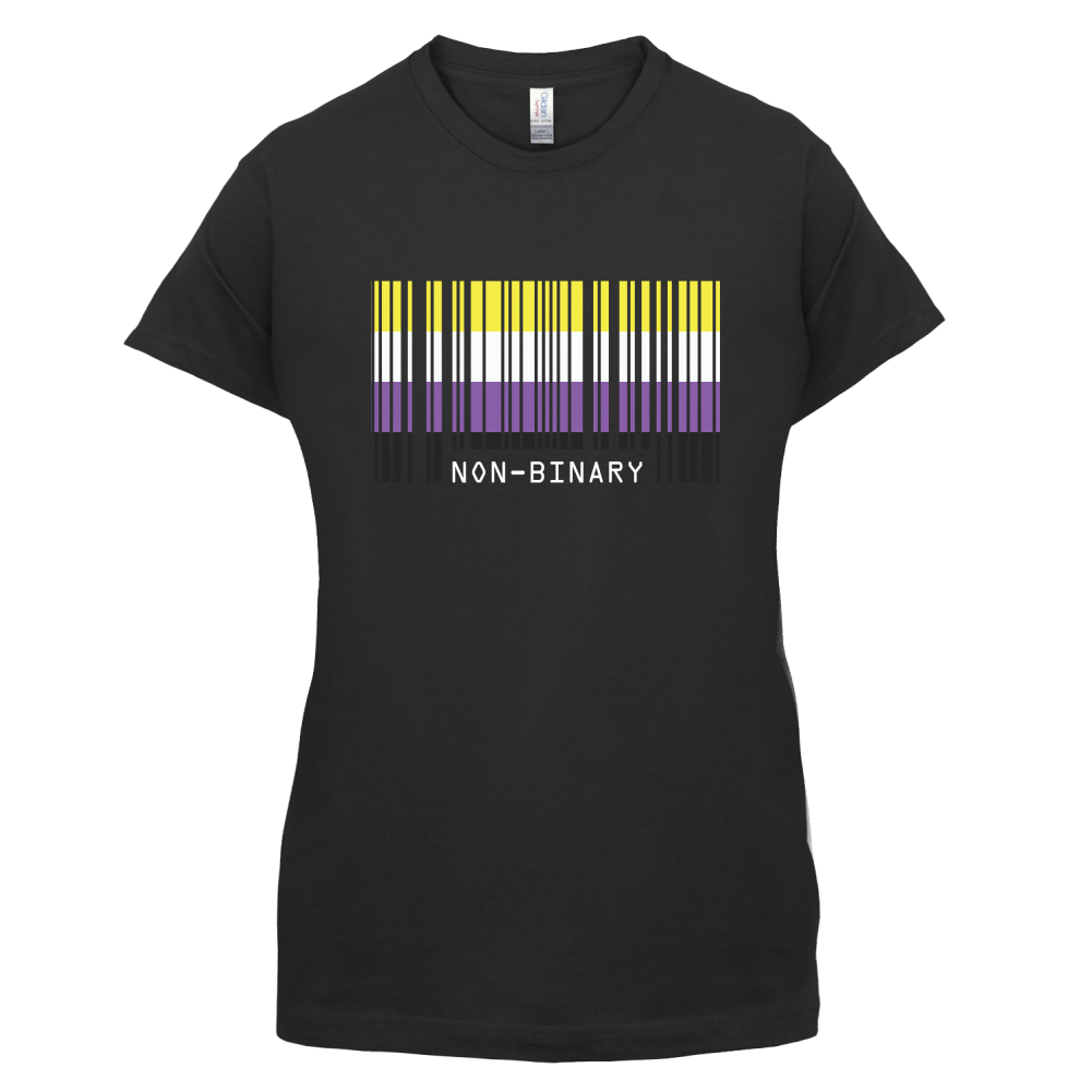 LGBT Barcode Flags - Nonbinary T Shirt