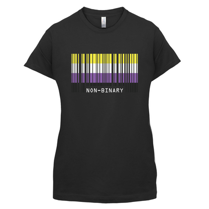 LGBT Barcode Flags - Nonbinary T Shirt