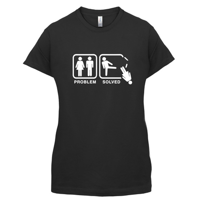 Problem Solved Man Kick T Shirt
