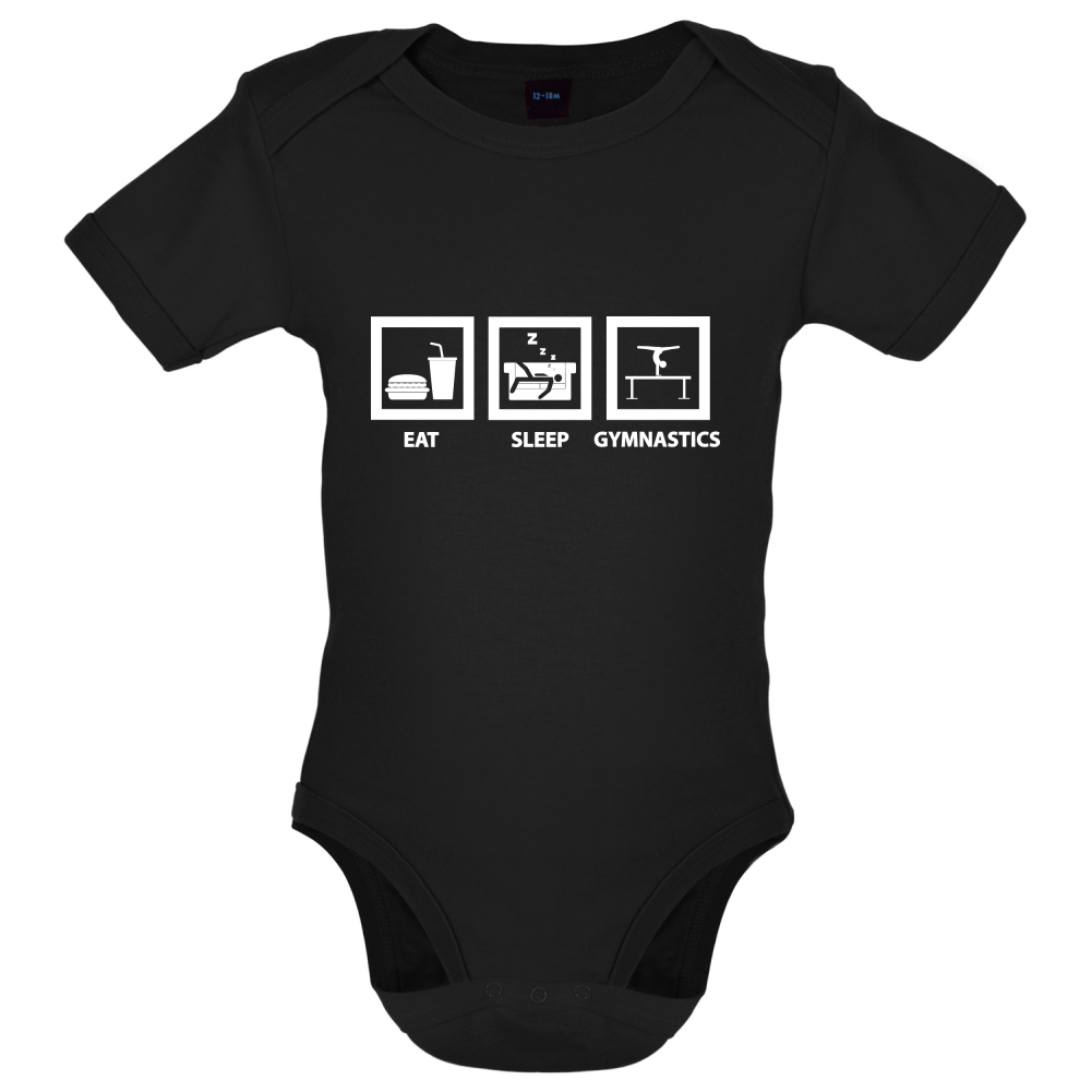 Eat Sleep Gymnastics Baby T Shirt