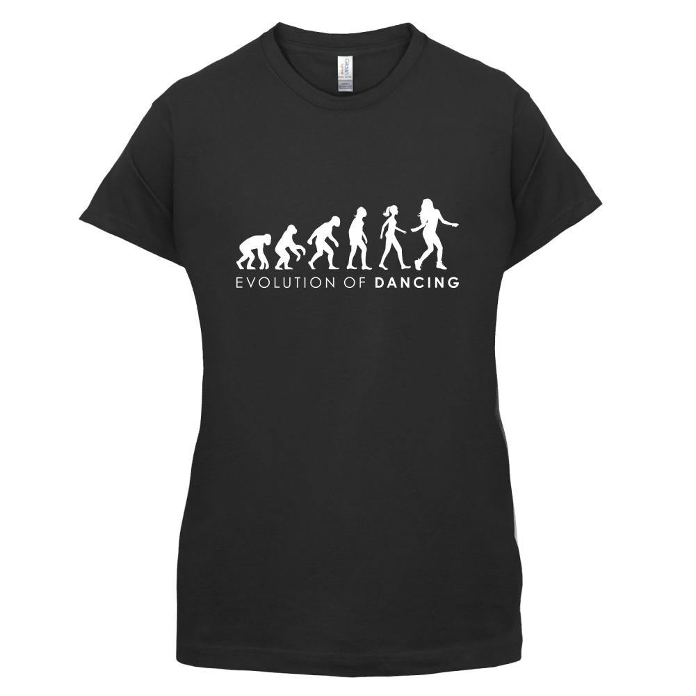 Evolution Of Woman Dancing  T Shirt
