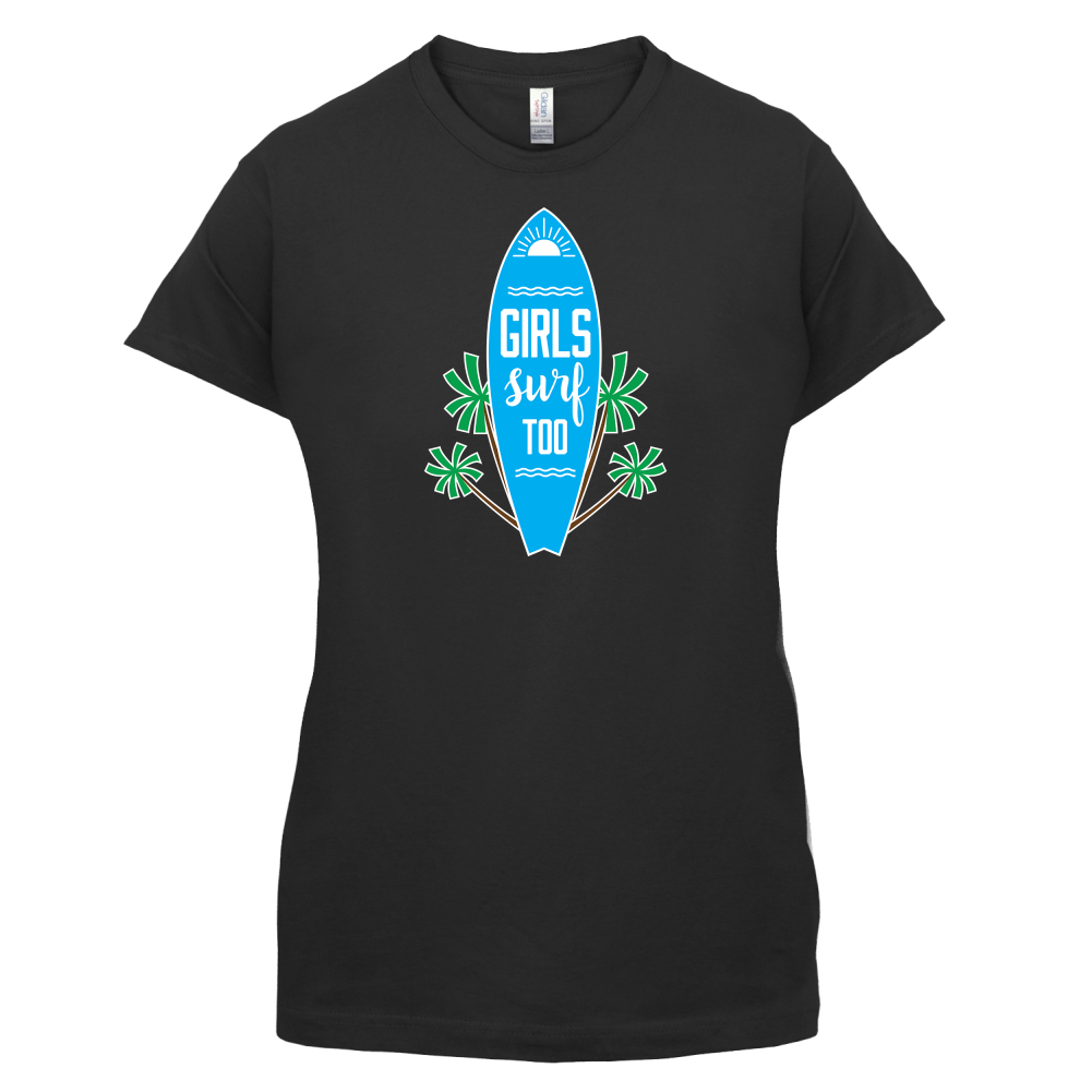 Girls Surf Too T Shirt