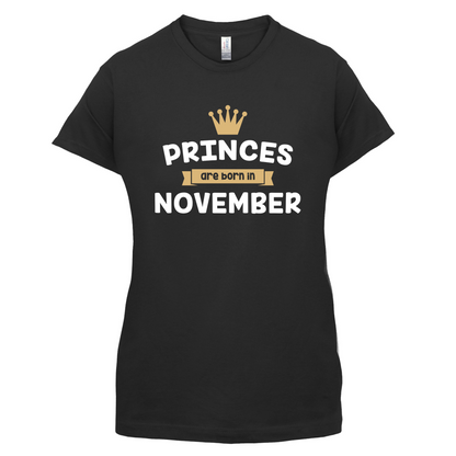 Princes Are Born In November T Shirt