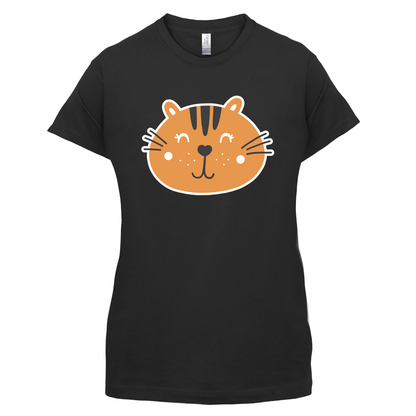 Smiley Face Tiger T Shirt