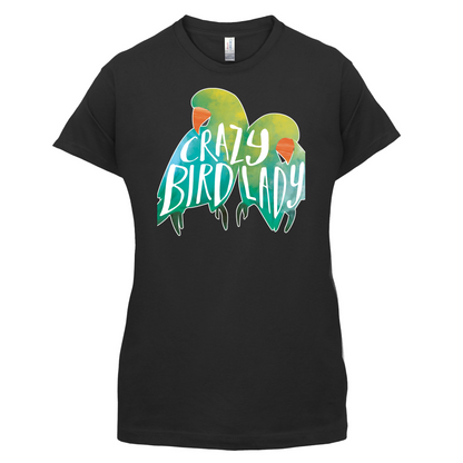 Crazy Bird Lady T Shirt