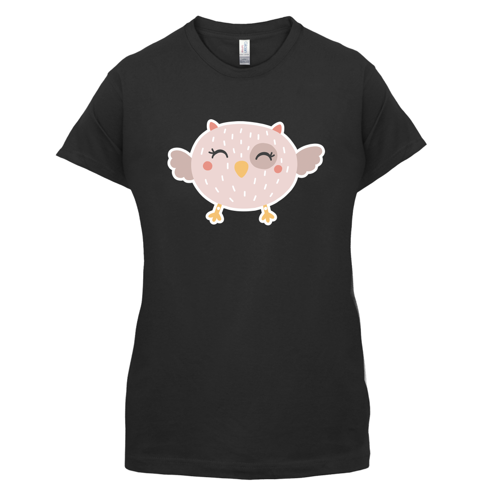 Smiley Face Baby Owl T Shirt