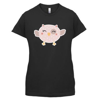 Smiley Face Baby Owl T Shirt