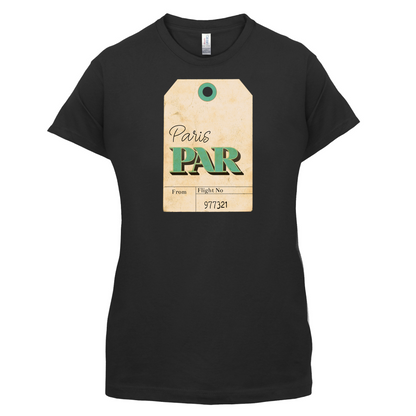 Paris Travel Tag T Shirt