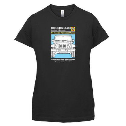 Car Owners Manual Jeep T Shirt