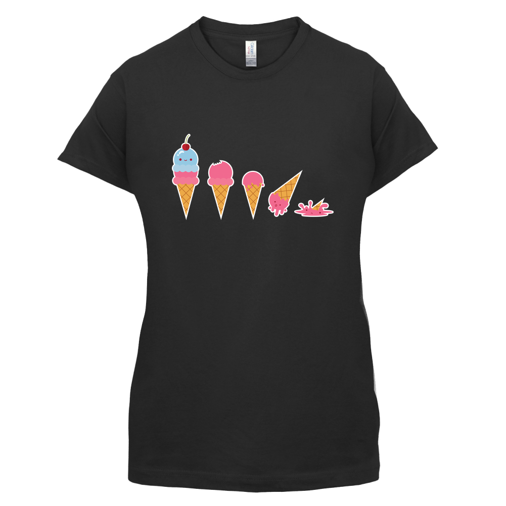 Evolution Of Ice Cream T Shirt