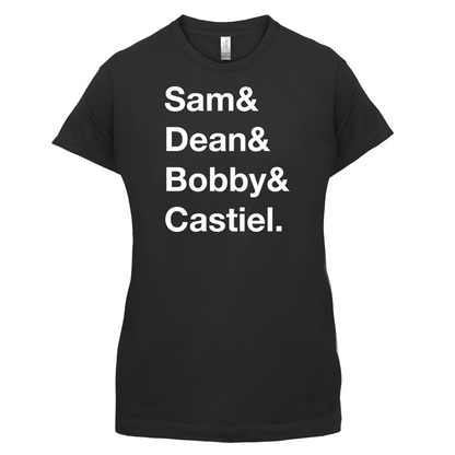 Sam & Dean & Bobby & Castiel T Shirt