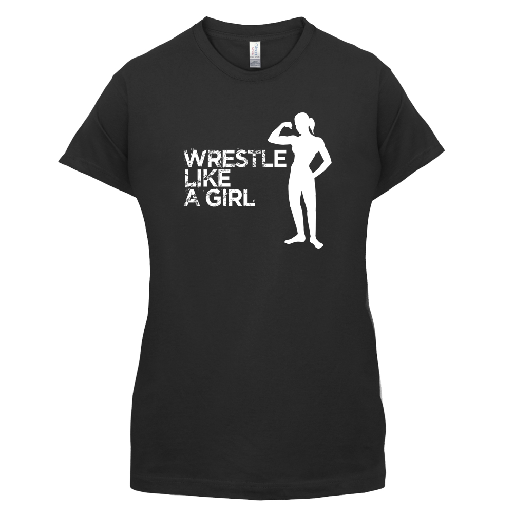 Wrestle Like A Girl T Shirt