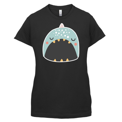 Smiley Face Narwhal T Shirt