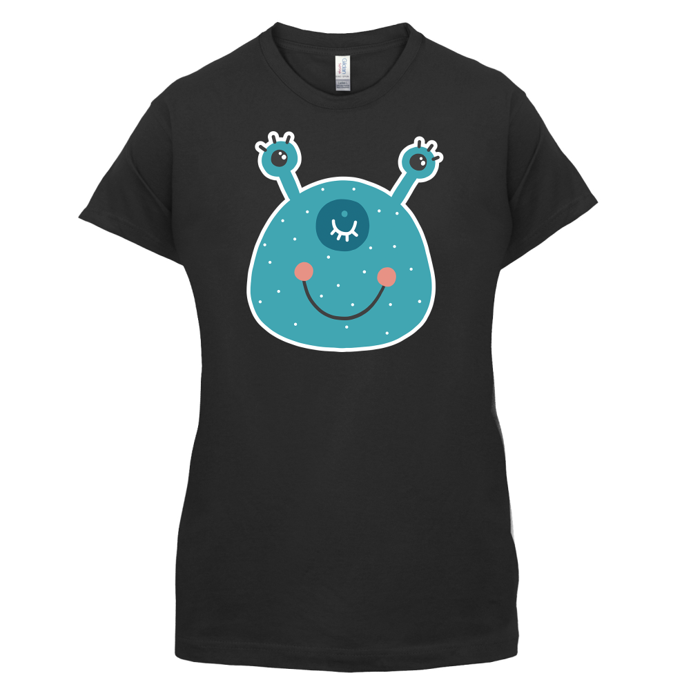 Smiley Face Alien T Shirt