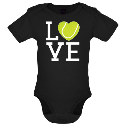 I Love Tennis Baby T Shirt