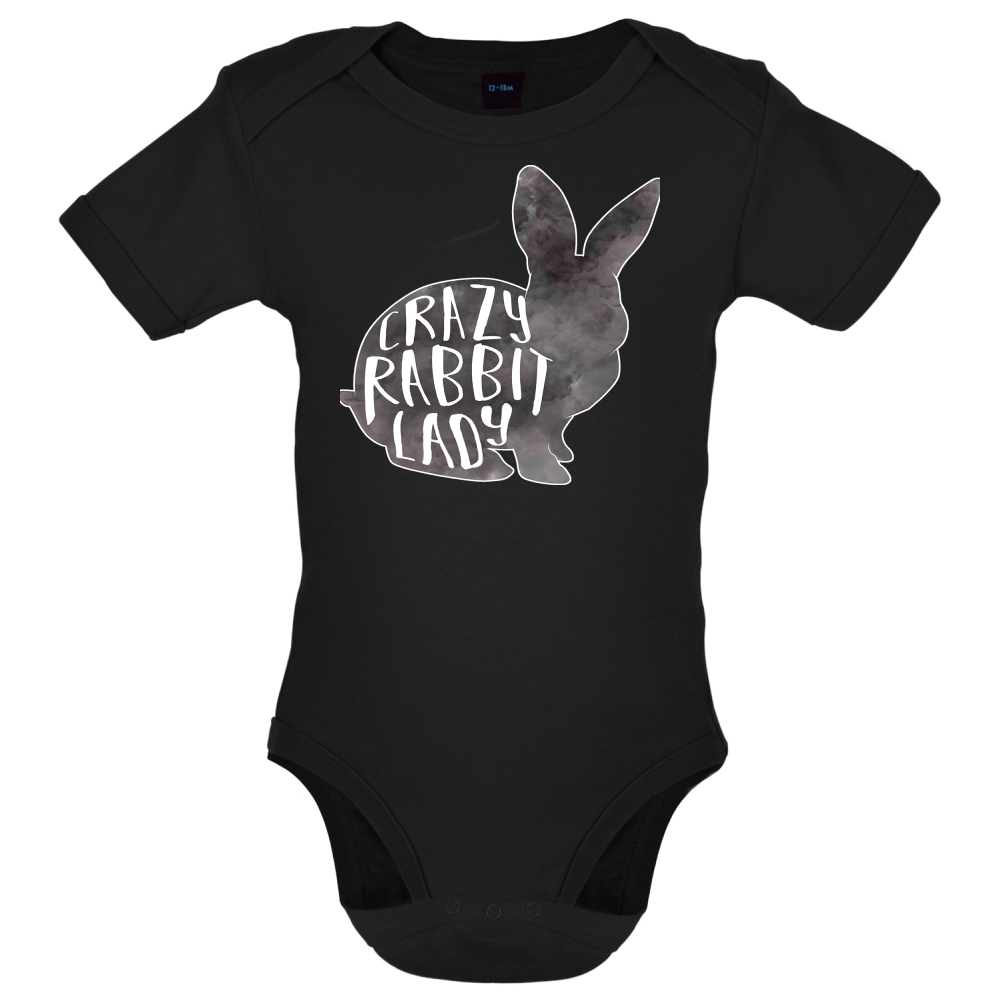 Crazy Rabbit Lady Baby T Shirt