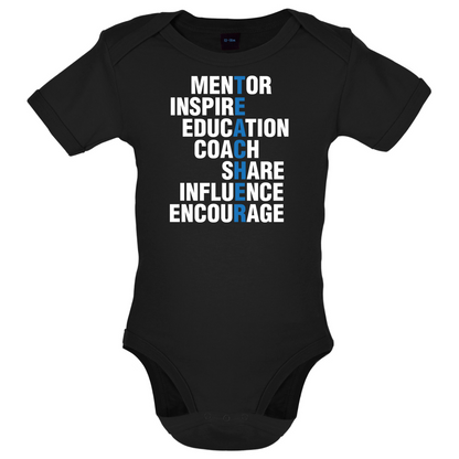 Teacher Quote Baby T Shirt