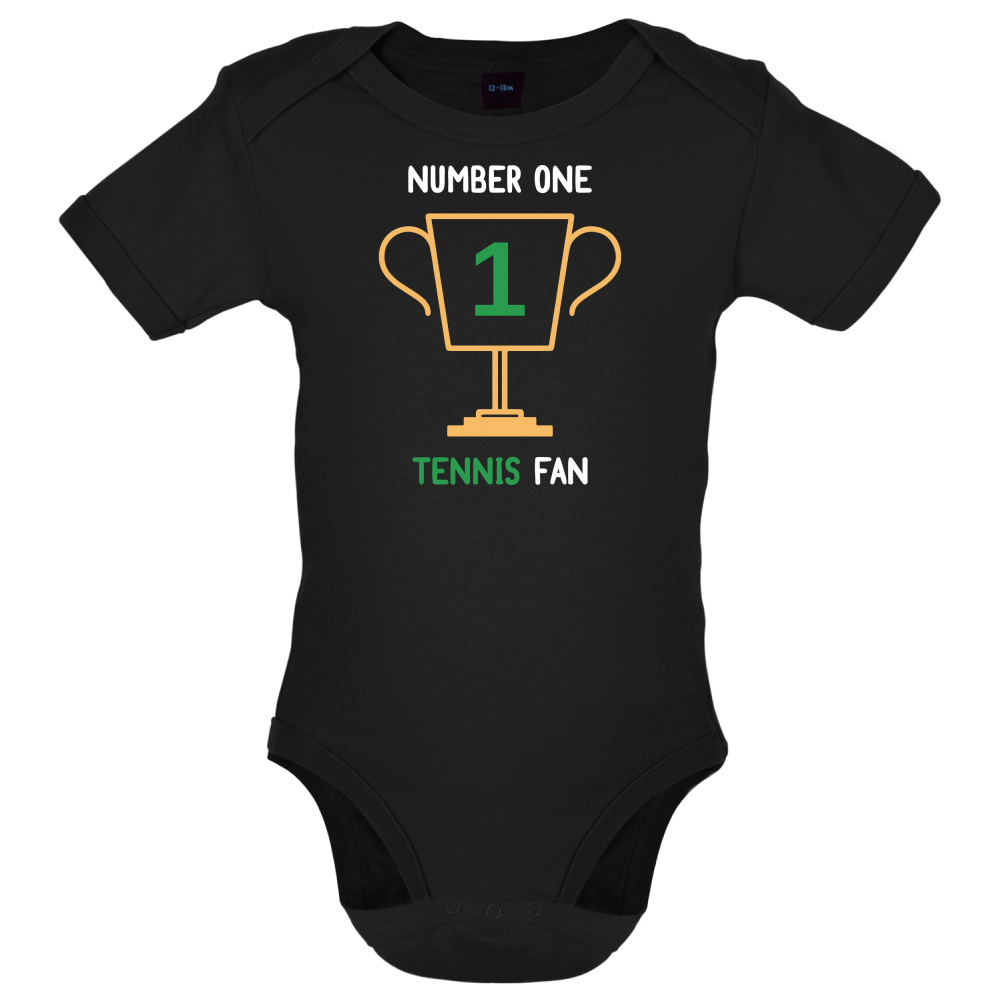 Number 1 Tennis Fan Baby T Shirt