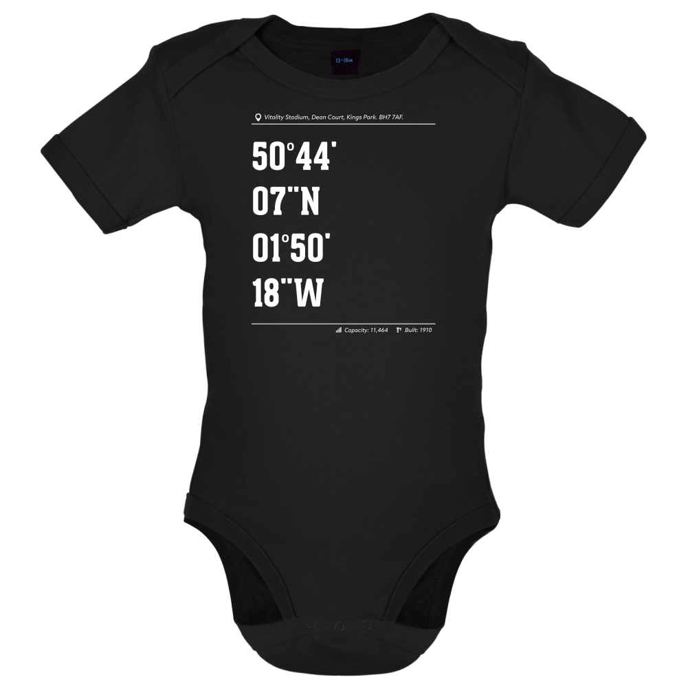 Stadium Coordinates Cherries Baby T Shirt