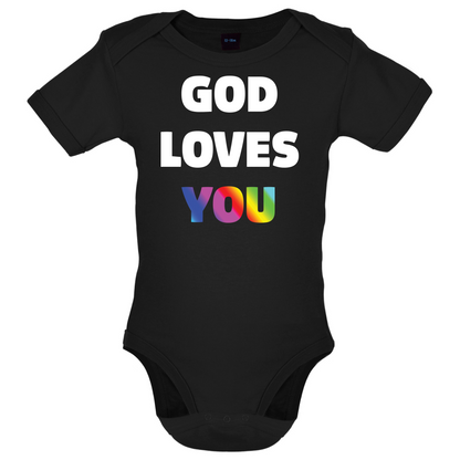 God Loves You Baby T Shirt